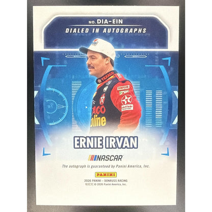 2025 Panini Donruss NASCAR Ernie Irvan #10 Turn of the Century Signatures Auto