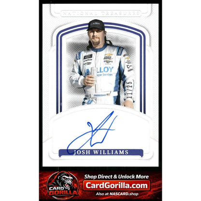 2025 Panini National Treasures #S-JWS Josh Williams Signatures Holo Silver #/25