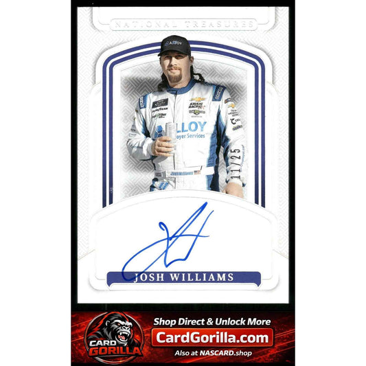 2025 Panini National Treasures #S-JWS Josh Williams Signatures Holo Silver #/25