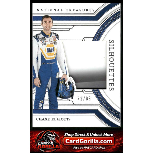 2024 Panini National Treasures #SS-CET Chase Elliott Silhouettes #/99