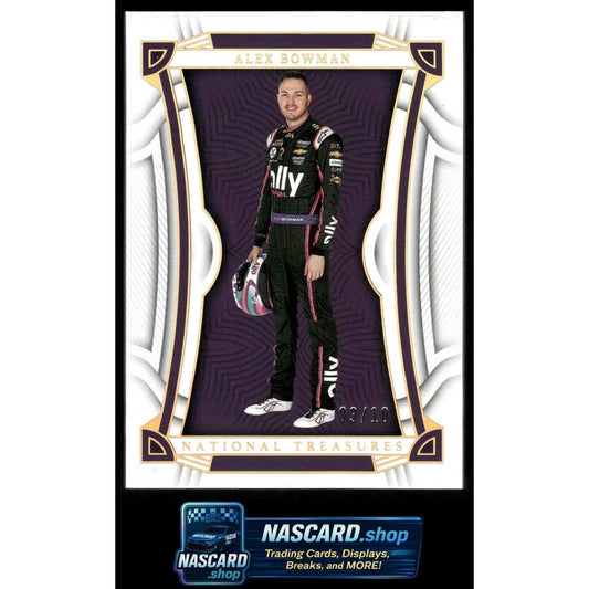 2023 Panini National Treasures #14 Alex Bowman Holo Gold #/10