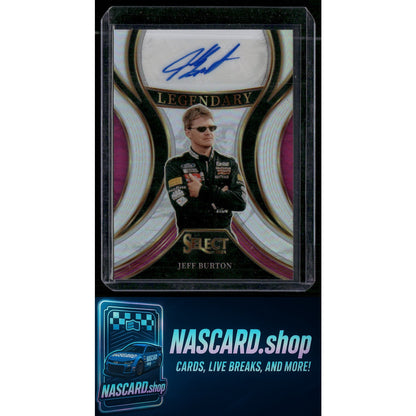 2024 Panini Select #LS-JBT Jeff Burton Legendary Signatures - NASCARD.shop