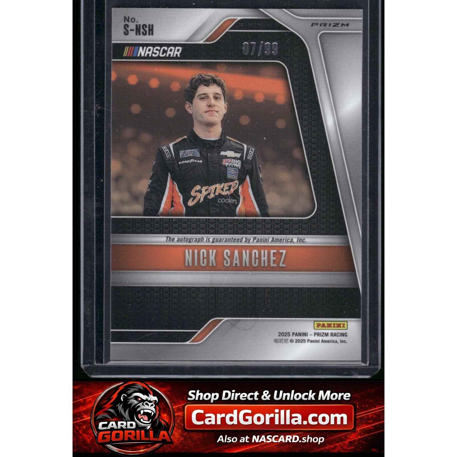 2025 Panini Prizm #S-NSH Nick Sanchez Scripts Red #/99