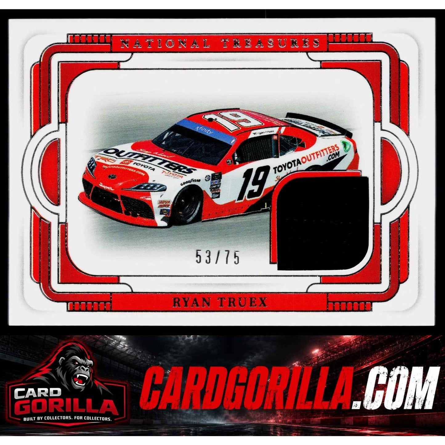2025 Panini National Treasures #NG-RTX Ryan Truex Net Gain #/75
