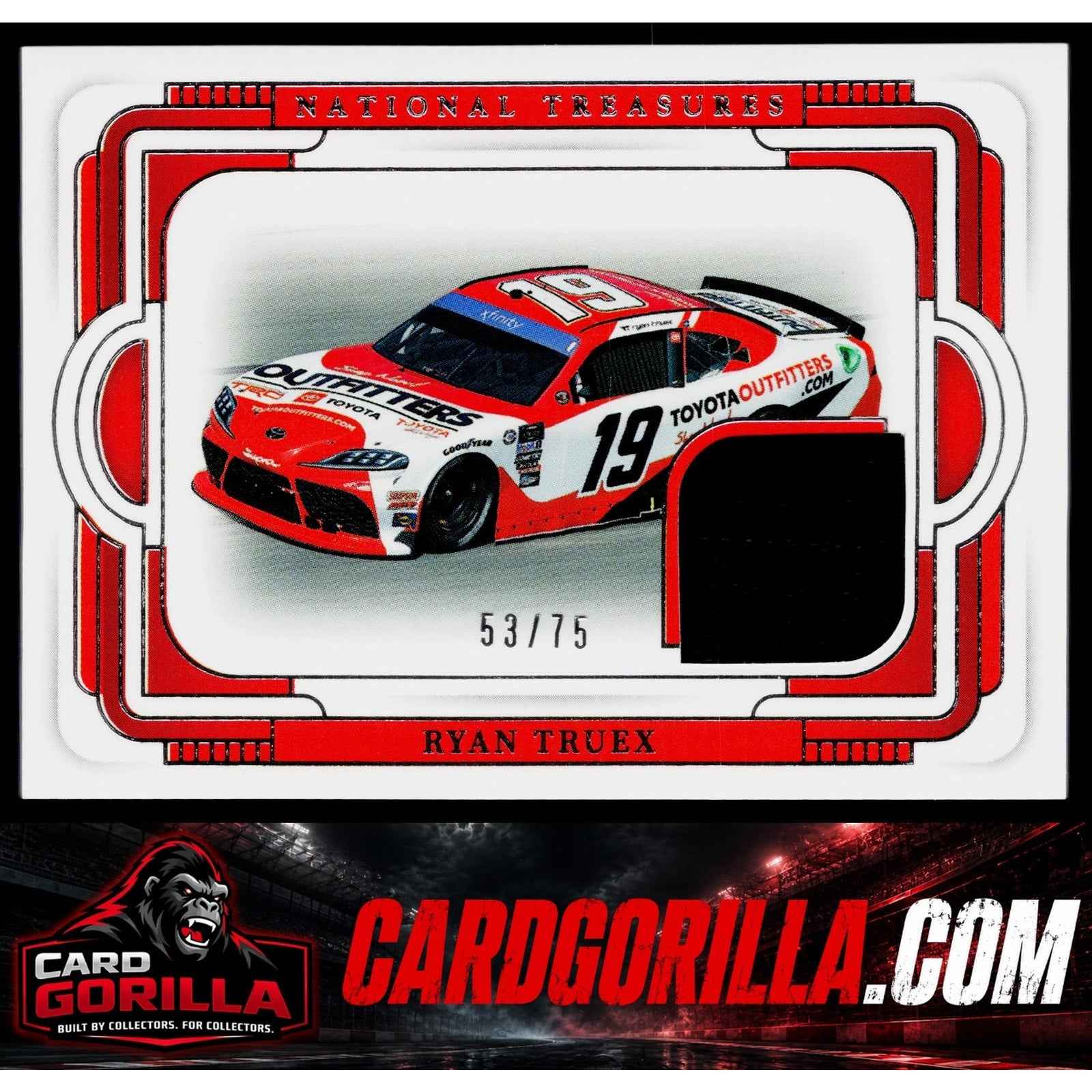 2025 Panini National Treasures #NG-RTX Ryan Truex Net Gain #/75