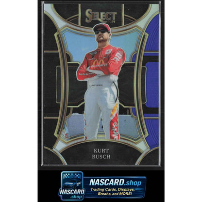 2024 Panini Select #237 Kurt Busch Black and Blue Prizms #/49