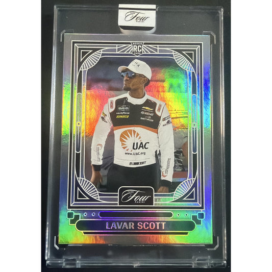 2026 Panini Turn Four Racing Lavar Scott #55 Holo Silver /49