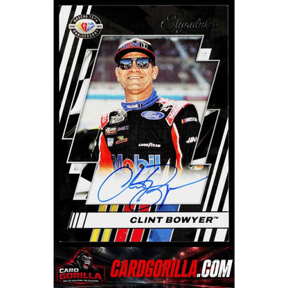 2023 Panini Prime #75-BO Clint Bowyer NASCAR 75th Anniversary Signatures