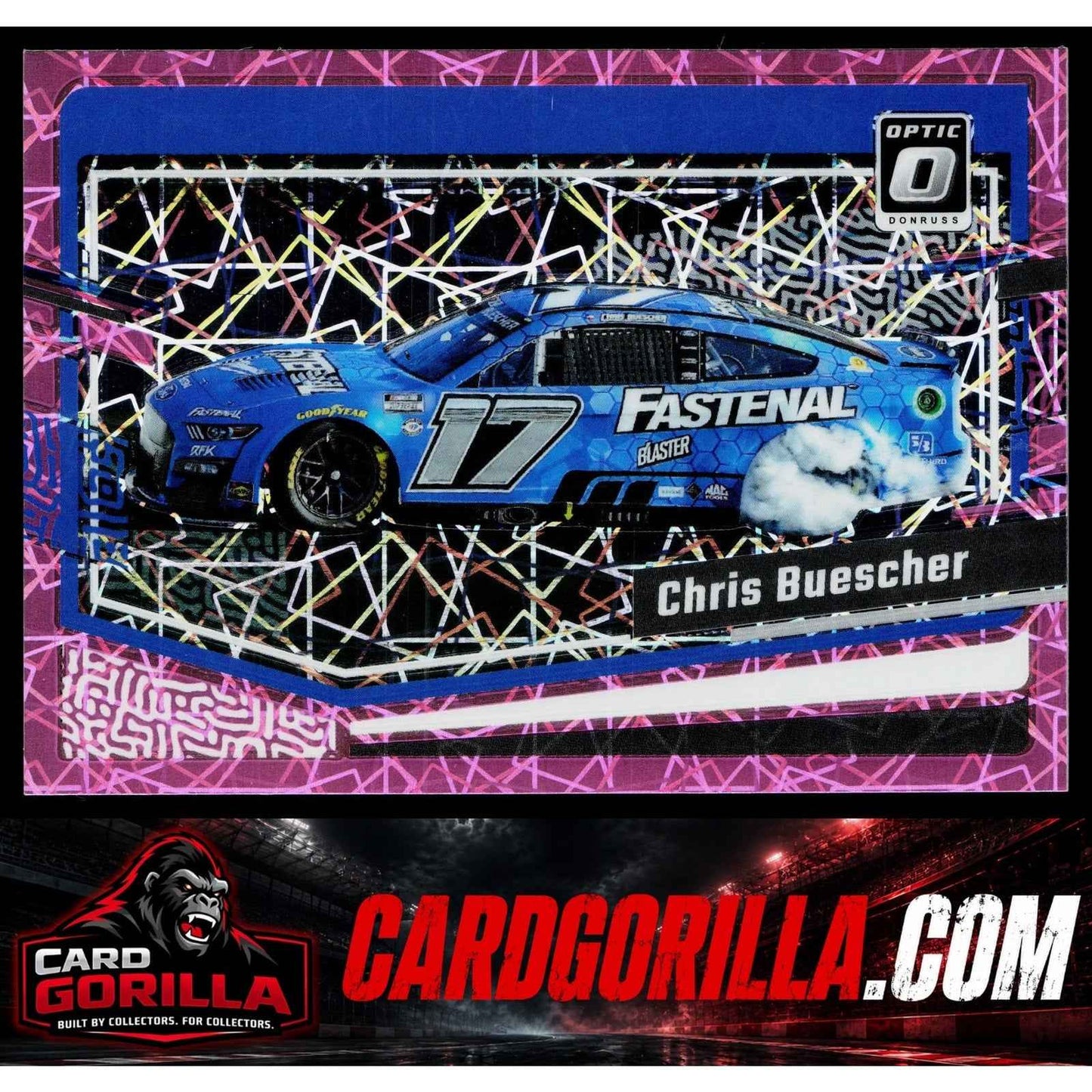 2024 Donruss #87 Chris Buescher Optic Pink Velocity #/79