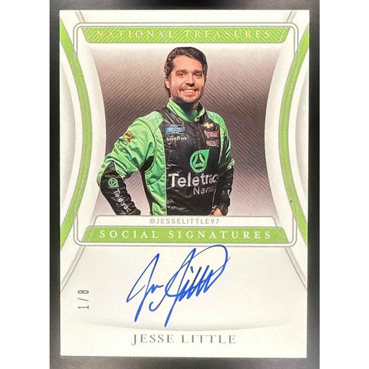 2020 Panini National Treasures Jesse Little #SS-JL Social Signatures 1/8 Auto