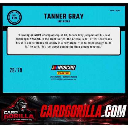 2024 Donruss #119 Tanner Gray Optic Pink Velocity #/79