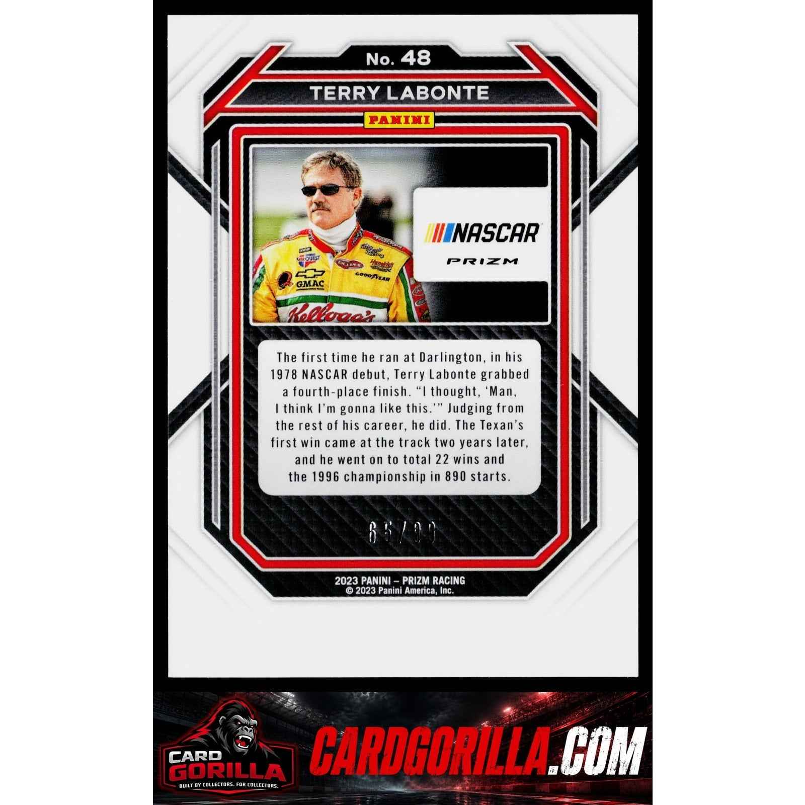 2023 Panini Prizm #48 Terry Labonte Carolina Blue Scope #/99