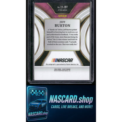 2024 Panini Select #LS-JBT Jeff Burton Legendary Signatures - NASCARD.shop