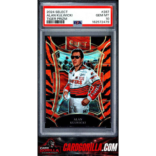 2024 Panini Select Nascar #287 Alan Kulwicki Tiger Prizm PSA 10