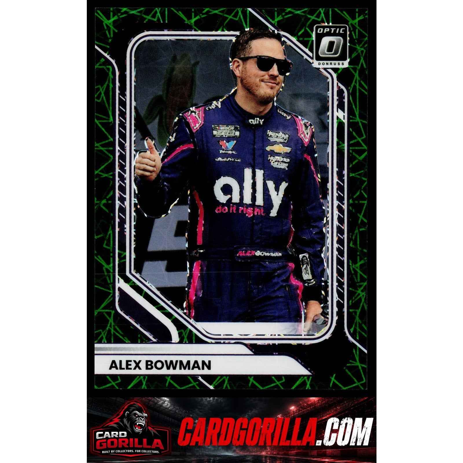 2026 Donruss #16 Alex Bowman Optic Green Velocity #/99