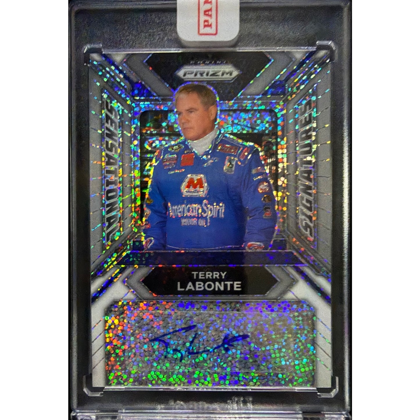2024 Panini Prizm Terry Labonte Sensational Signatures White Sparkle #1/1