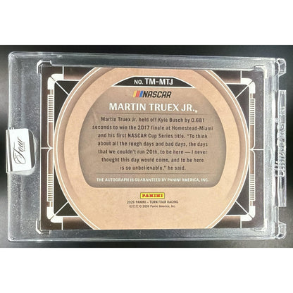 2026 Panini Turn Four Racing Martin Truex Jr. Timeless Moments Holo Silver /75