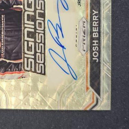 2021 Panini Prizm Josh Berry #S-JB Signing Sessions Gold Vinyl 1/1 RC