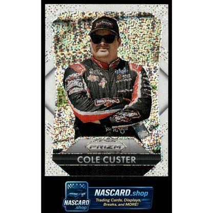 2025 Panini Prizm #189 Cole Custer White Sparkle