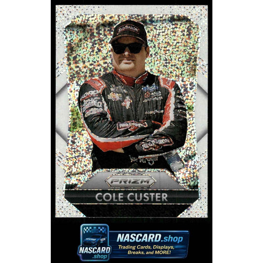 2025 Panini Prizm #189 Cole Custer White Sparkle