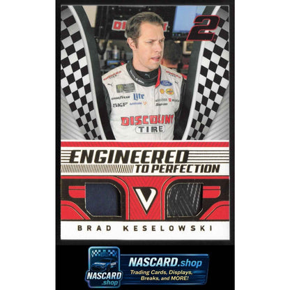 2018 Panini Victory Lane Brad Keselowski Engineered to Perfection Gold #/199