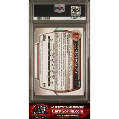 2023 Bowman Chrome Prospects Jackson Holliday Prospects Green Refractor PSA 9