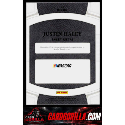 2023 Panini National Treasures Justin Haley Race Day Treasures Sheet Metal #/99