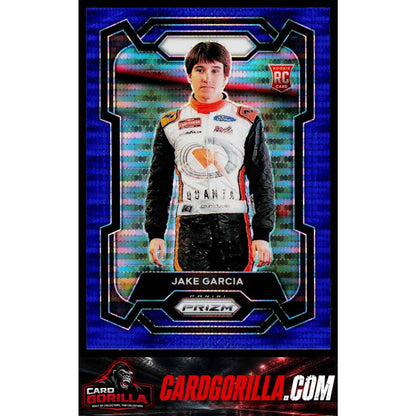 2024 Panini Prizm #49 Jake Garcia Blue Pulsar #/75