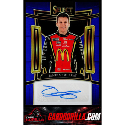 2024 Panini Select #S-JMM Jamie McMurray Signatures Blue Prizms #/49