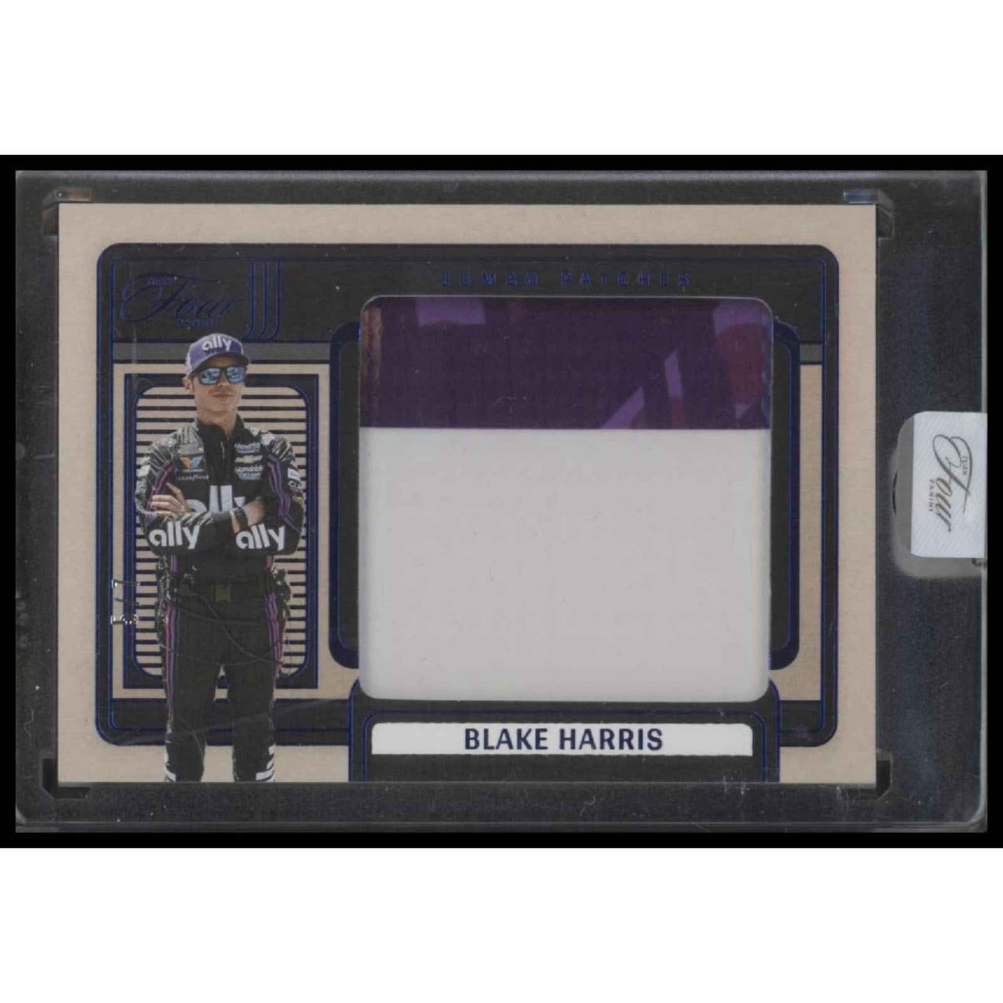 2025 Panini Turn Four #JP-BHS Blake Harris Jumbo Patches Blue #/7