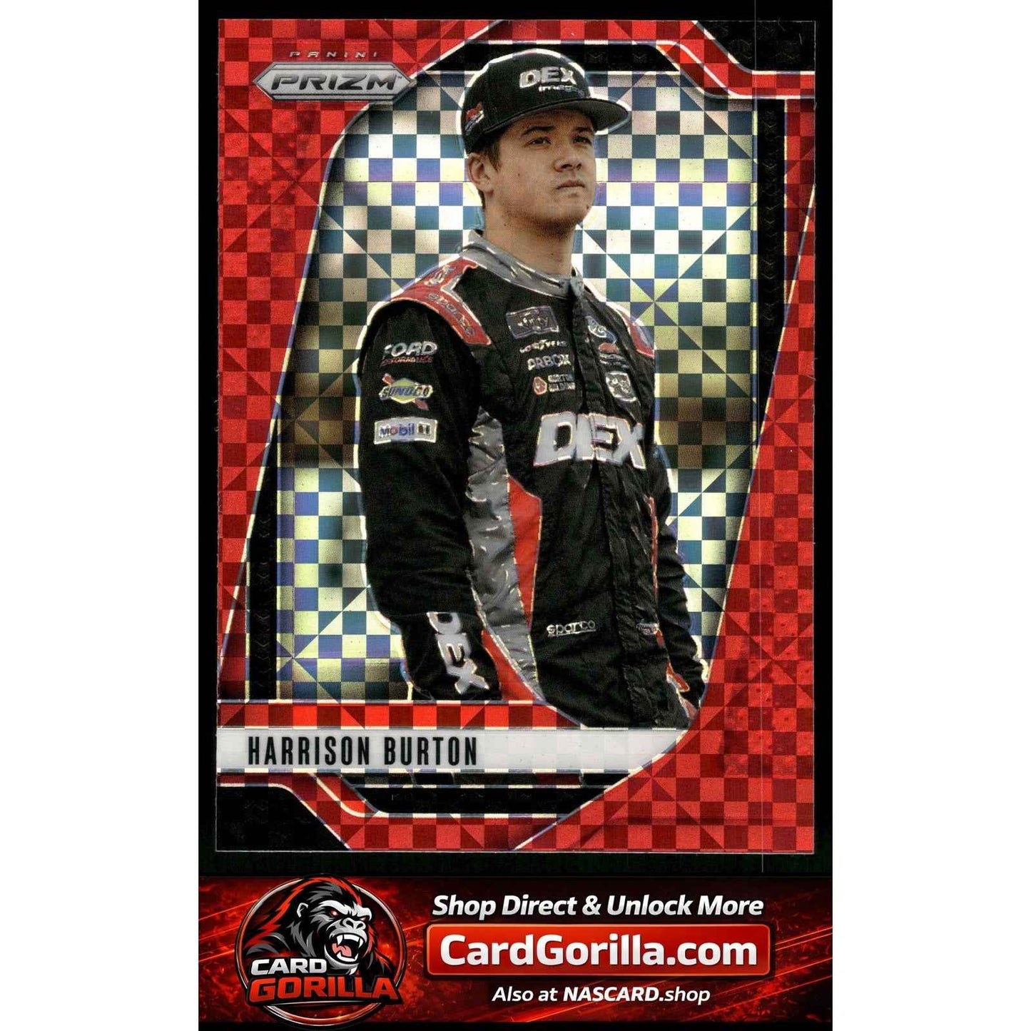 2025 Panini Prizm #67 Harrison Burton Red Power #/175
