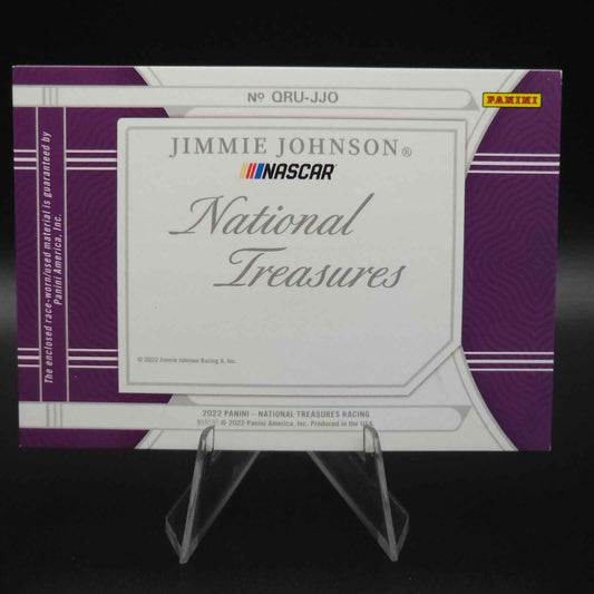 2022 Panini National Treasures - Quad Race Used Jimmie Johnson Shoes /25 (MEM) - NASCARD.shop