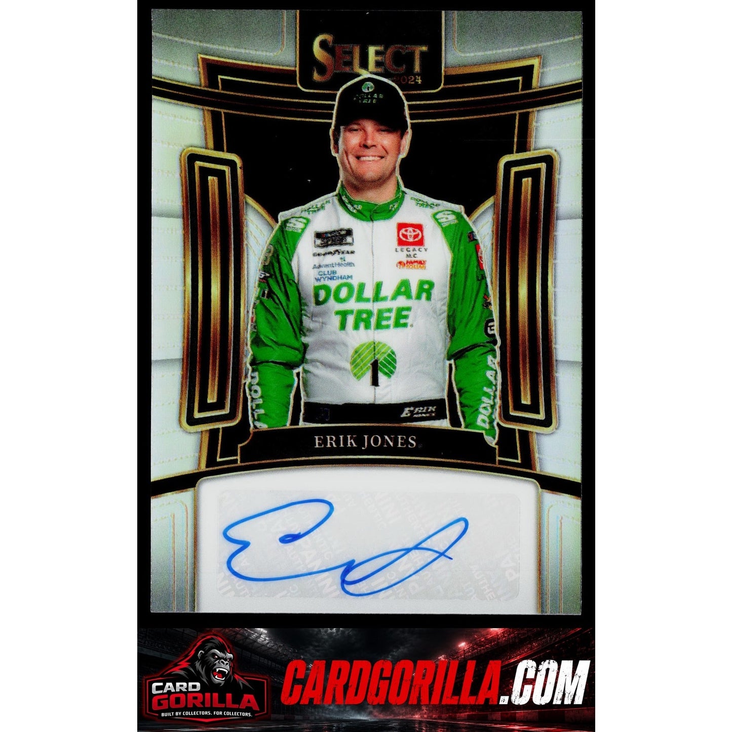 2024 Panini Select #S-EJS Erik Jones Signatures