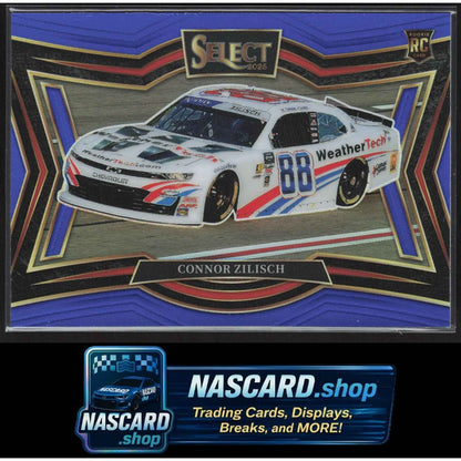 2025 Panini Select #120 Connor Zilisch Blue Prizms #/175 RC