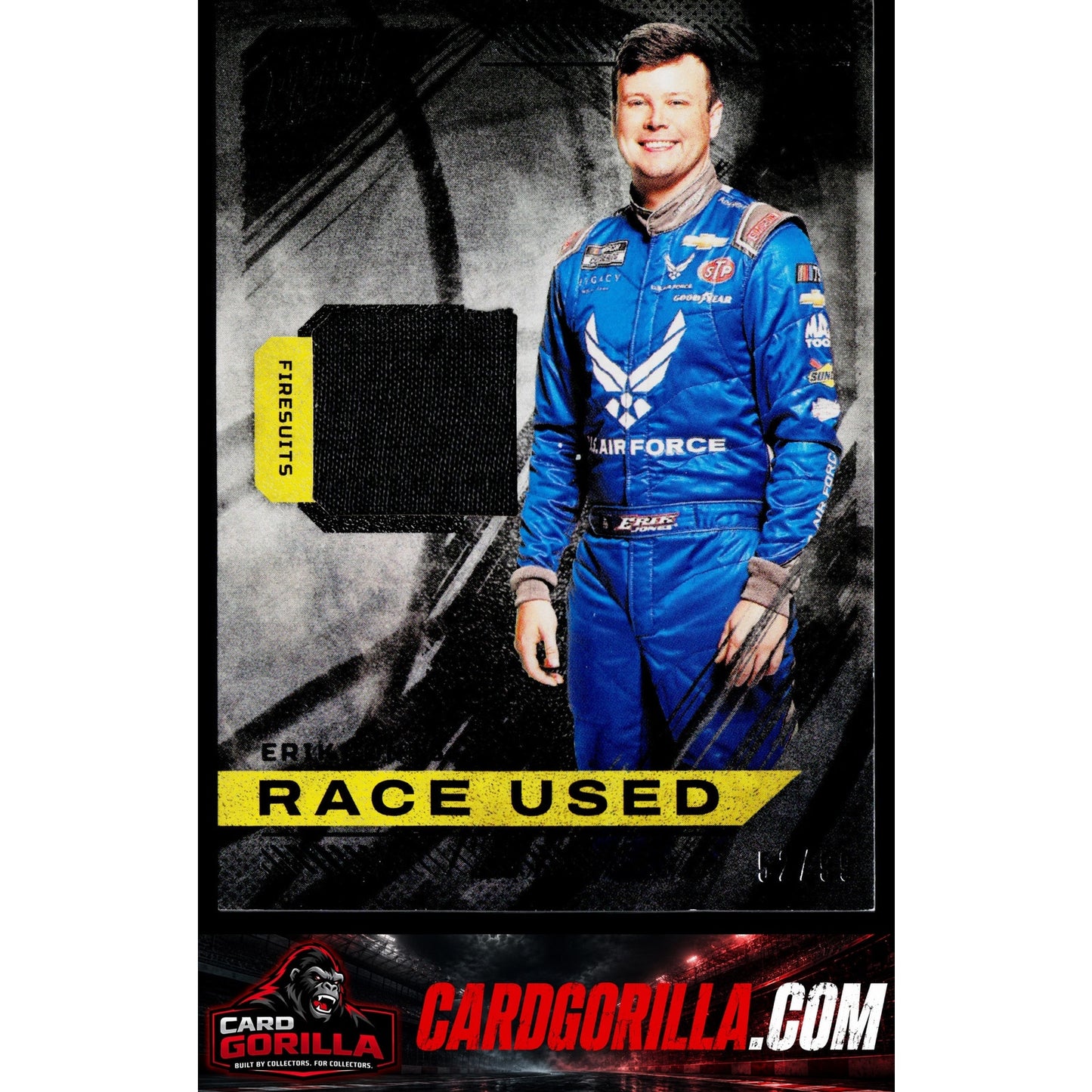 2023 Panini Prime #RU-EJO Erik Jones Race Used Tires #/99