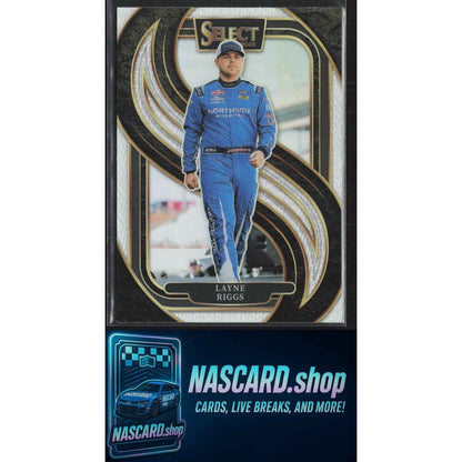 2025 Panini Select #209 Layne Riggs Silver NASCAR Logo