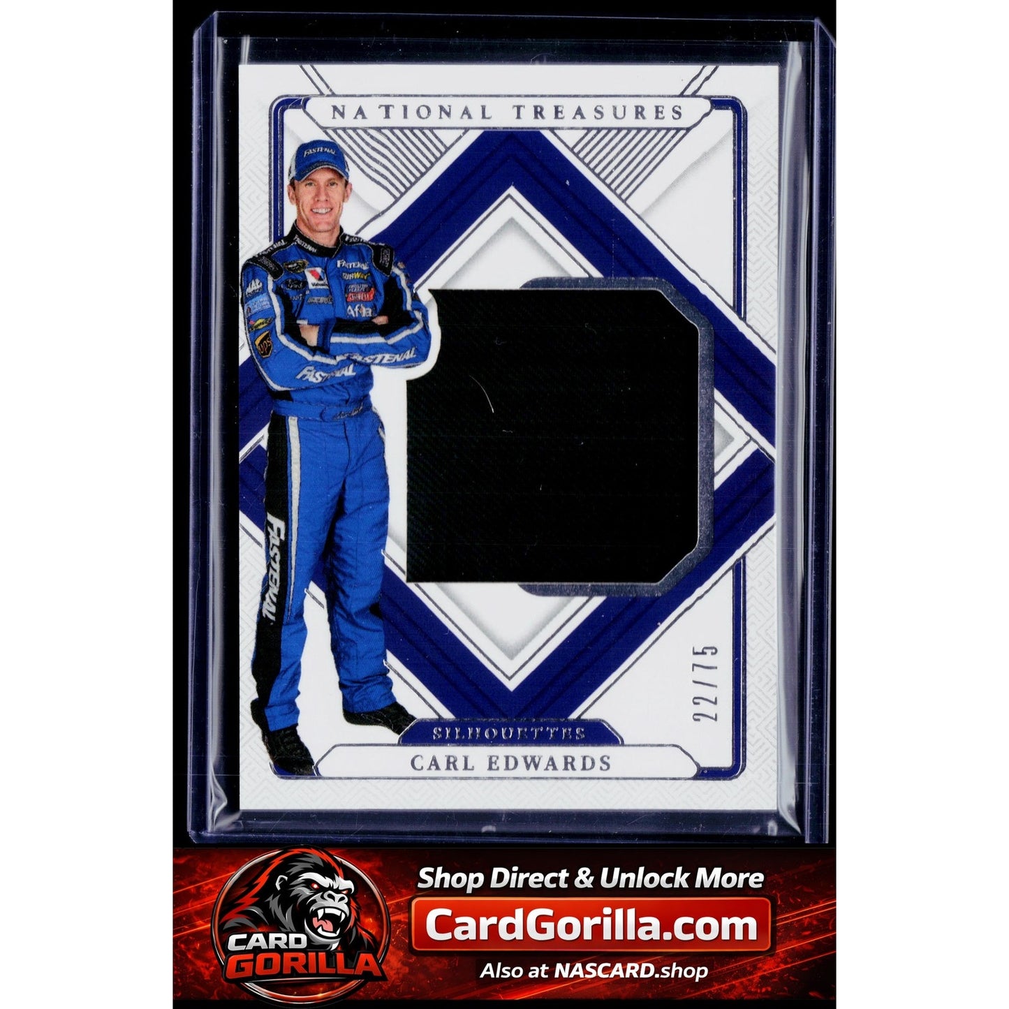 2025 Panini National Treasures #SIL-CED Carl Edwards Silhouettes #/75