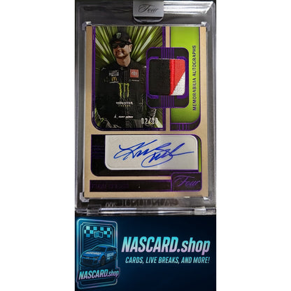 2025 Panini Turn Four #MA-KUB Kurt Busch Memorabilia Autographs Purple #/20