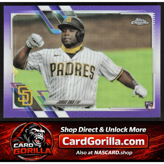 2021 Topps Chrome Update #USC13 Jorge Ona Purple Refractor
