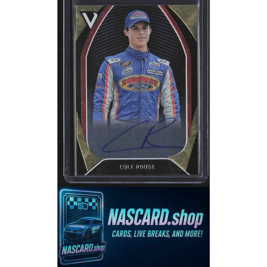 2018 Panini Victory Lane #S-CR Cole Rouse Signatures Gold #/99