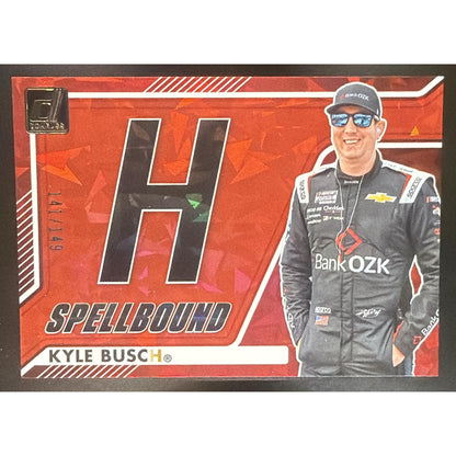 2026 Panini Donruss NASCAR Racing Kyle Busch #40 Spellbound Red Ice 141/149