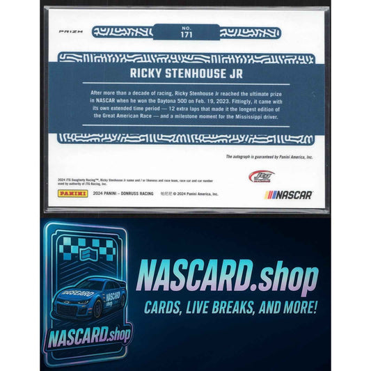 2024 Donruss #171 Ricky Stenhouse Jr Optic Signatures