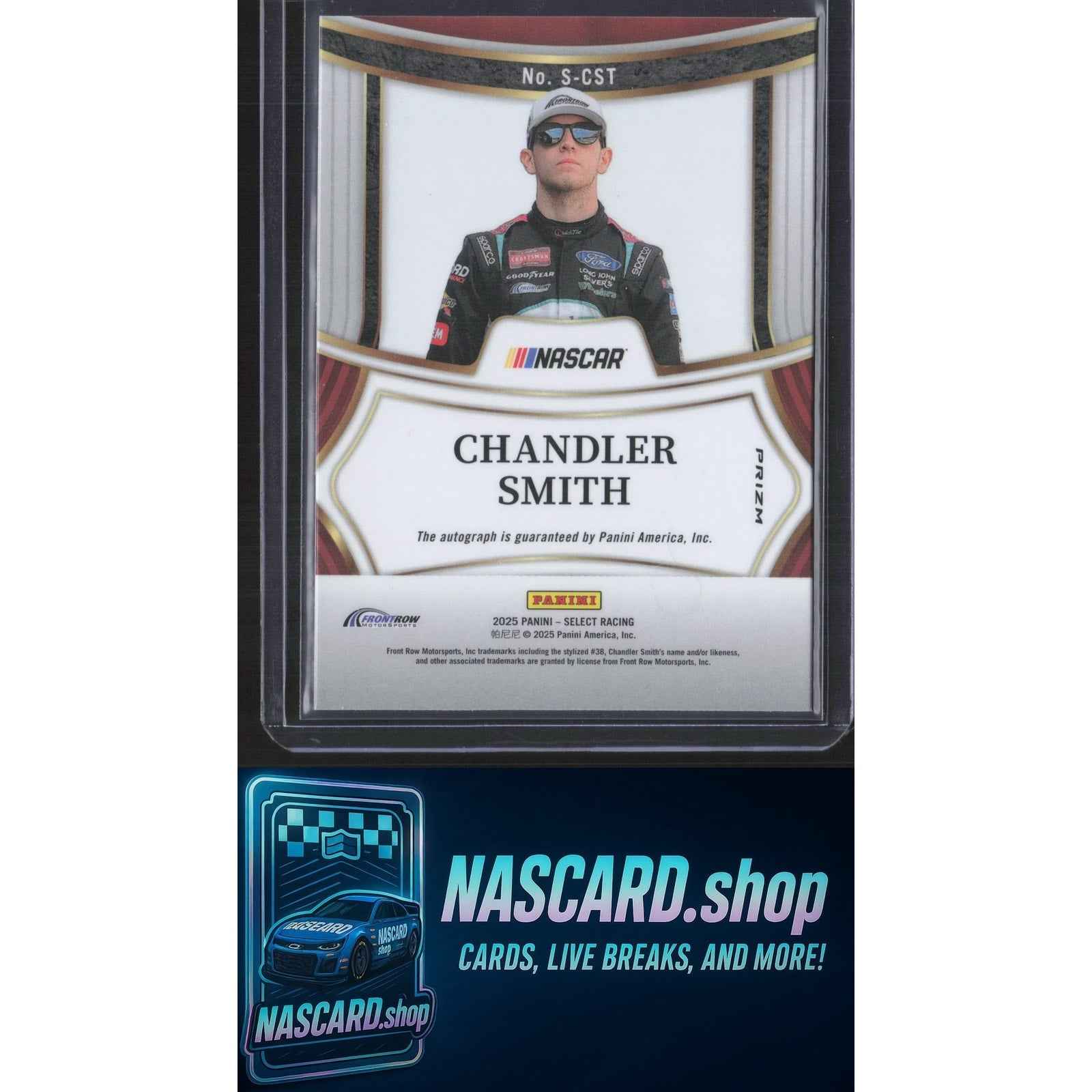 2025 Panini Select #S-CST Chandler Smith Signatures
