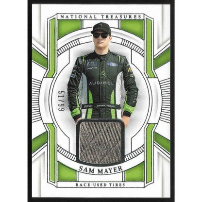 2025 Panini National Treasures #RUT-SMR Sam Mayer Race Used Tires #/99