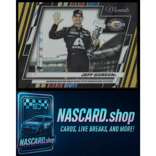 2023 Panini Prizm #90 Jeff Gordon NASCAR 75th Anniversary Gold #/10