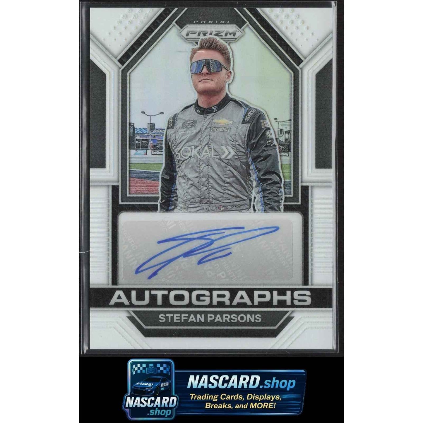 2023 Panini Prizm #A-SPS Stefan Parsons Autographs White Prizm #/5