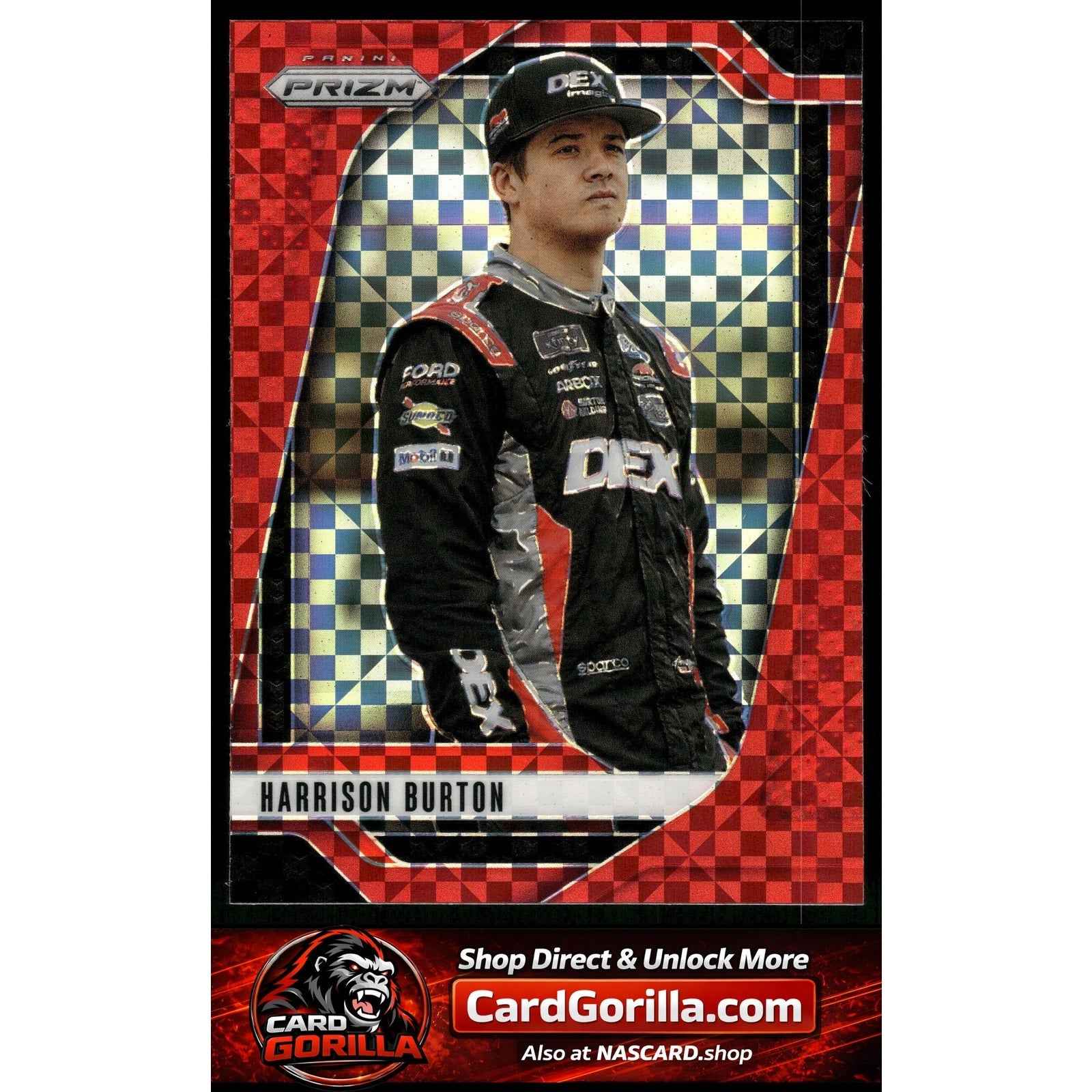 2025 Panini Prizm #67 Harrison Burton Red Power #/175