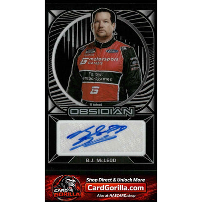 2022 Panini Chronicles #OS-BM B.J. McLeod Obsidian Signatures