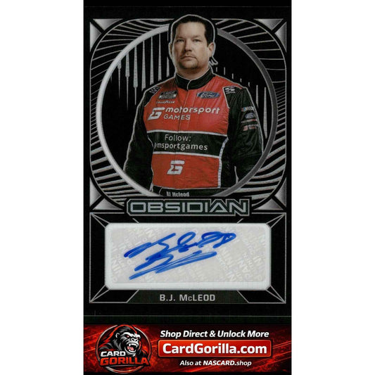 2022 Panini Chronicles #OS-BM B.J. McLeod Obsidian Signatures