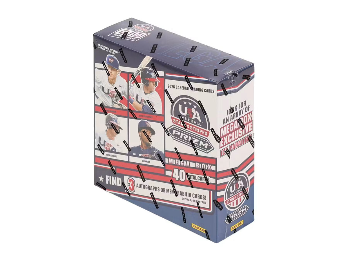 2026 Panini USA Stars & Stripes Prizm Baseball Mega Box